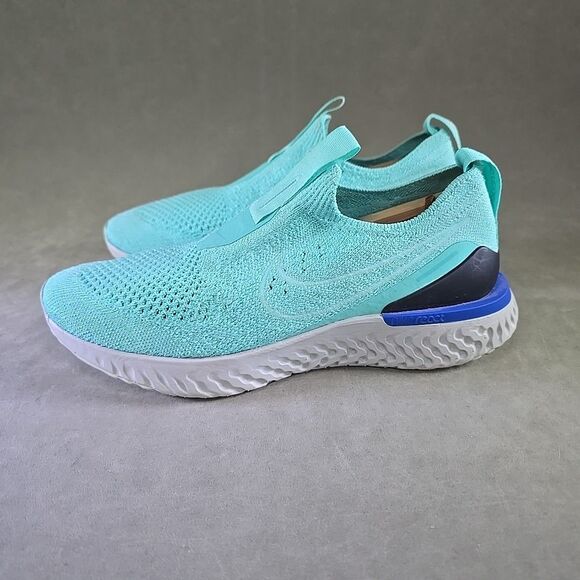 Nike Epic Phantom React Flyknit Running Shoes Mint BV0415-300 Women US Sz 5.5 - Picture 4 of 10